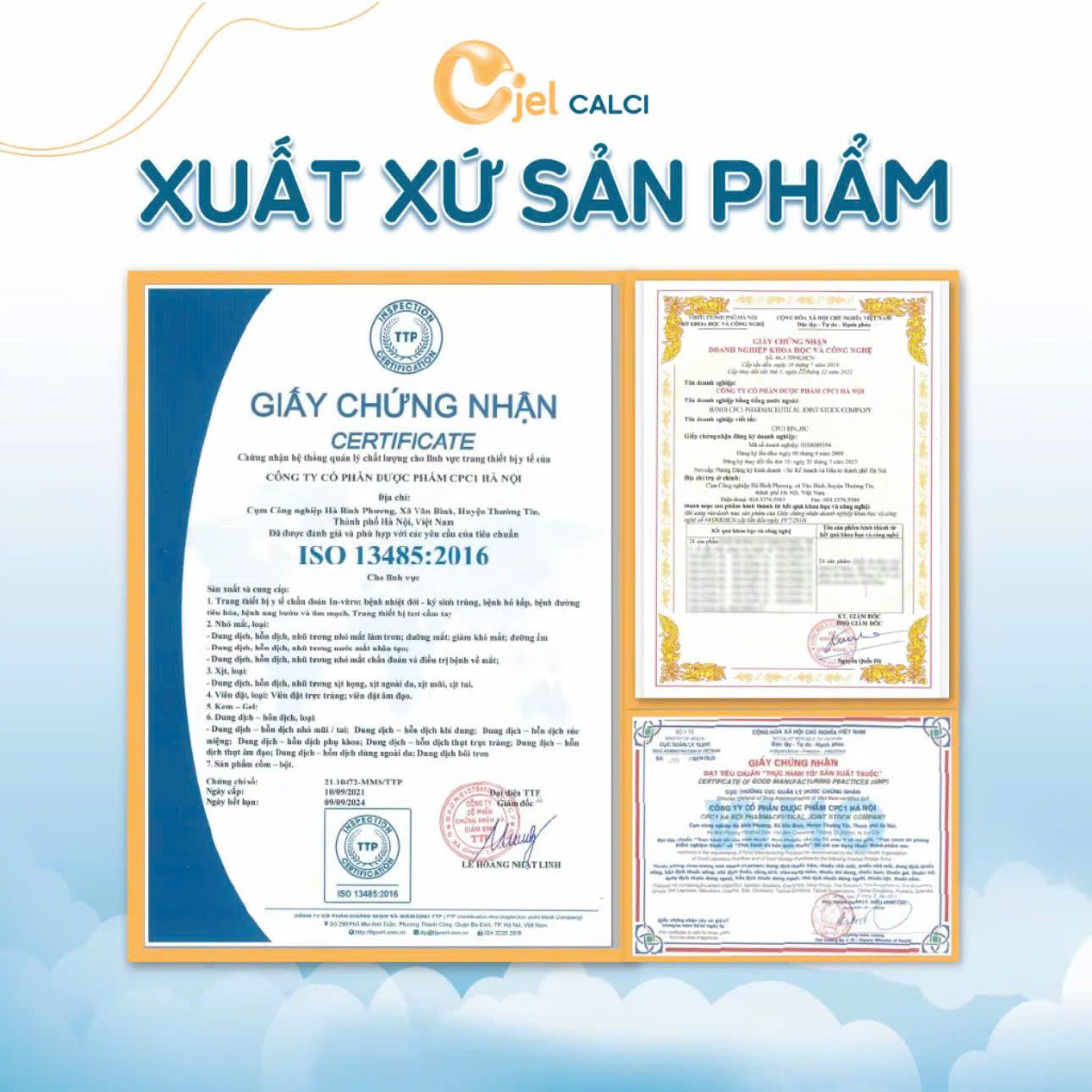 Thanh Dinh Dưỡng Cjel Calci Bổ Sung Canxi, Vitamin D3, Vitamin K2 Giúp Bé Phát Triển Chiều Cao, Tăng Cường Hấp Thu Canxi (Hộp 20 Gói)