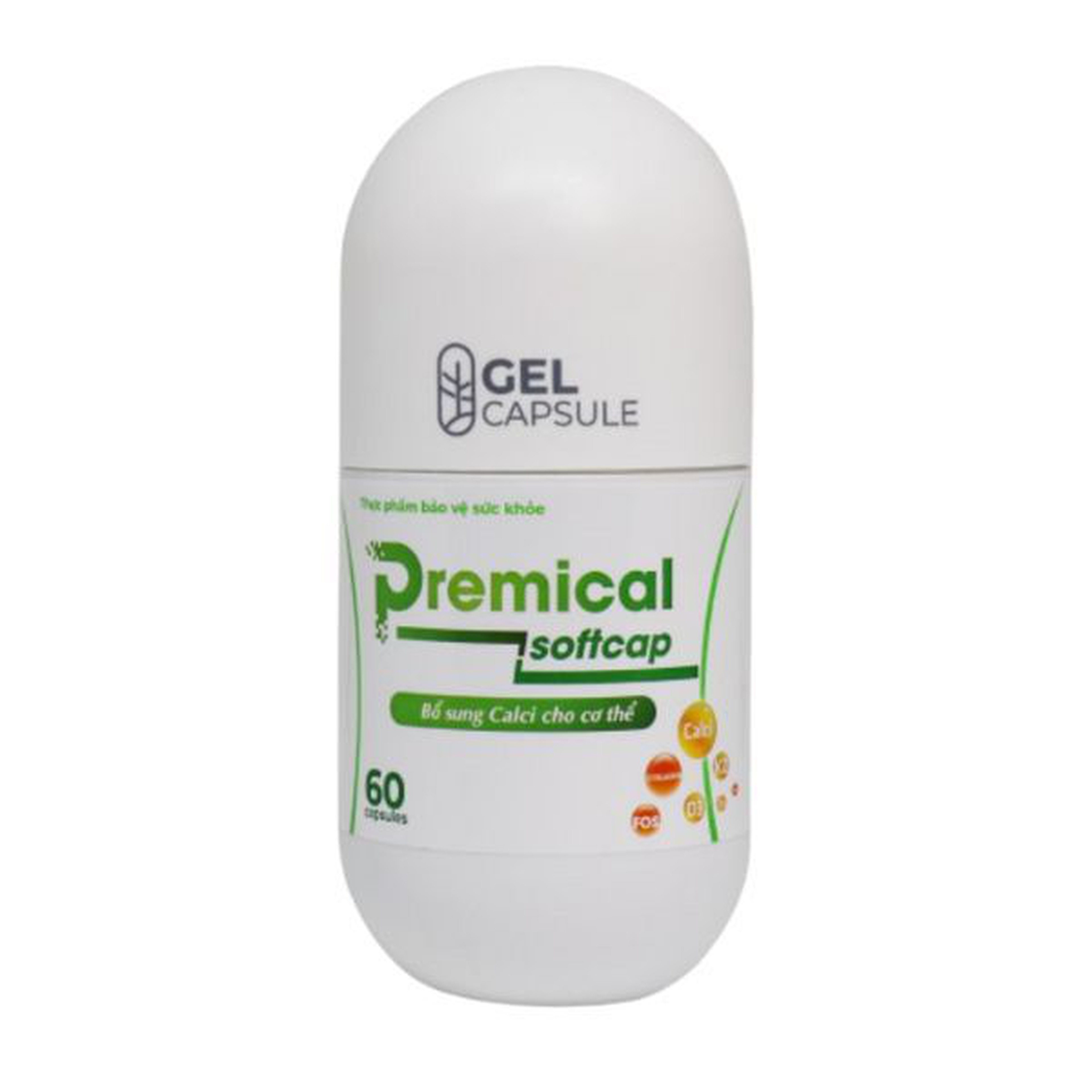 Viên nang mềm Premical bổ sung calci hỗ trợ xương chắc khỏe (Lọ 30 viên, 60 viên)