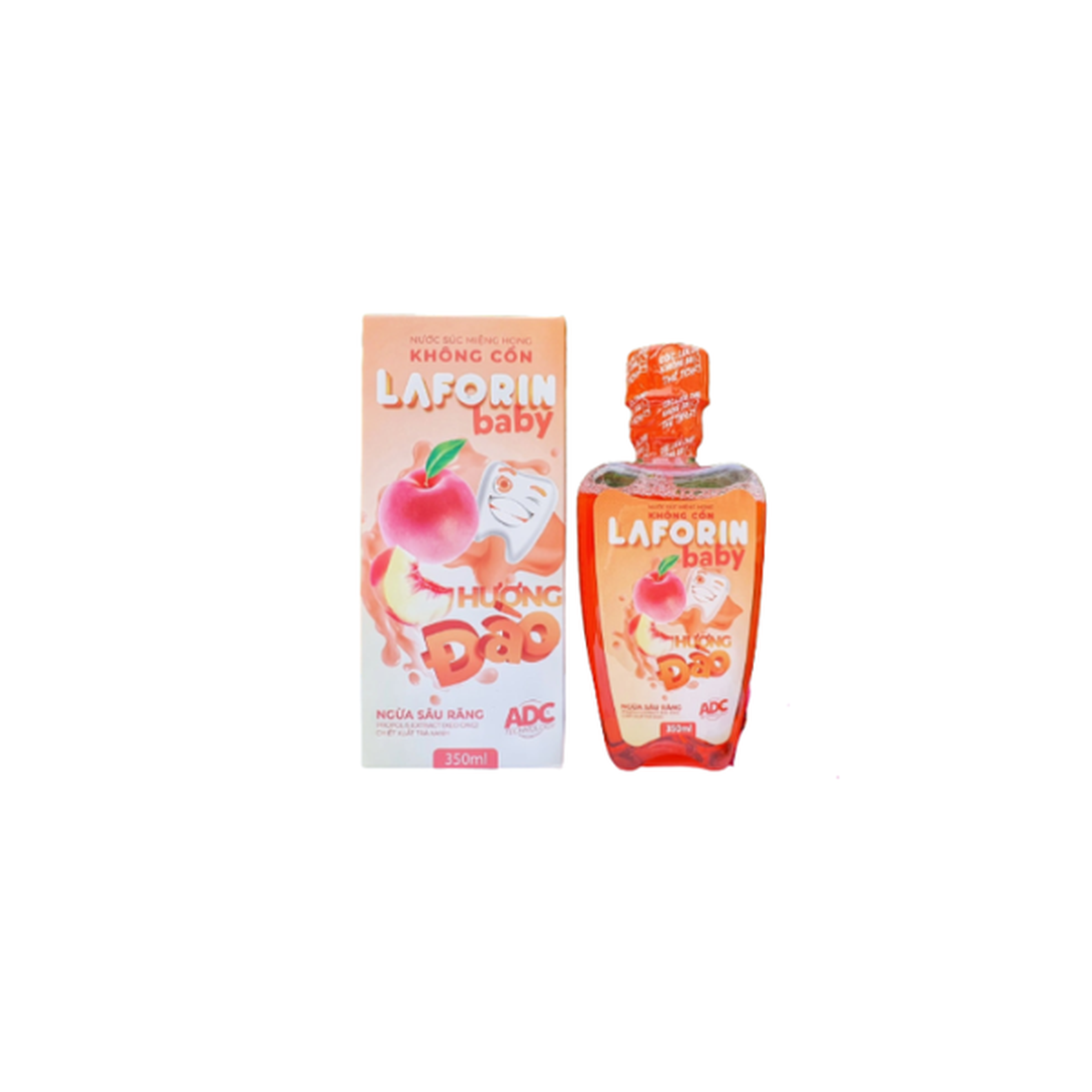 Nước súc miệng trẻ em Laforin - Ngừa sâu răng chai 350ml