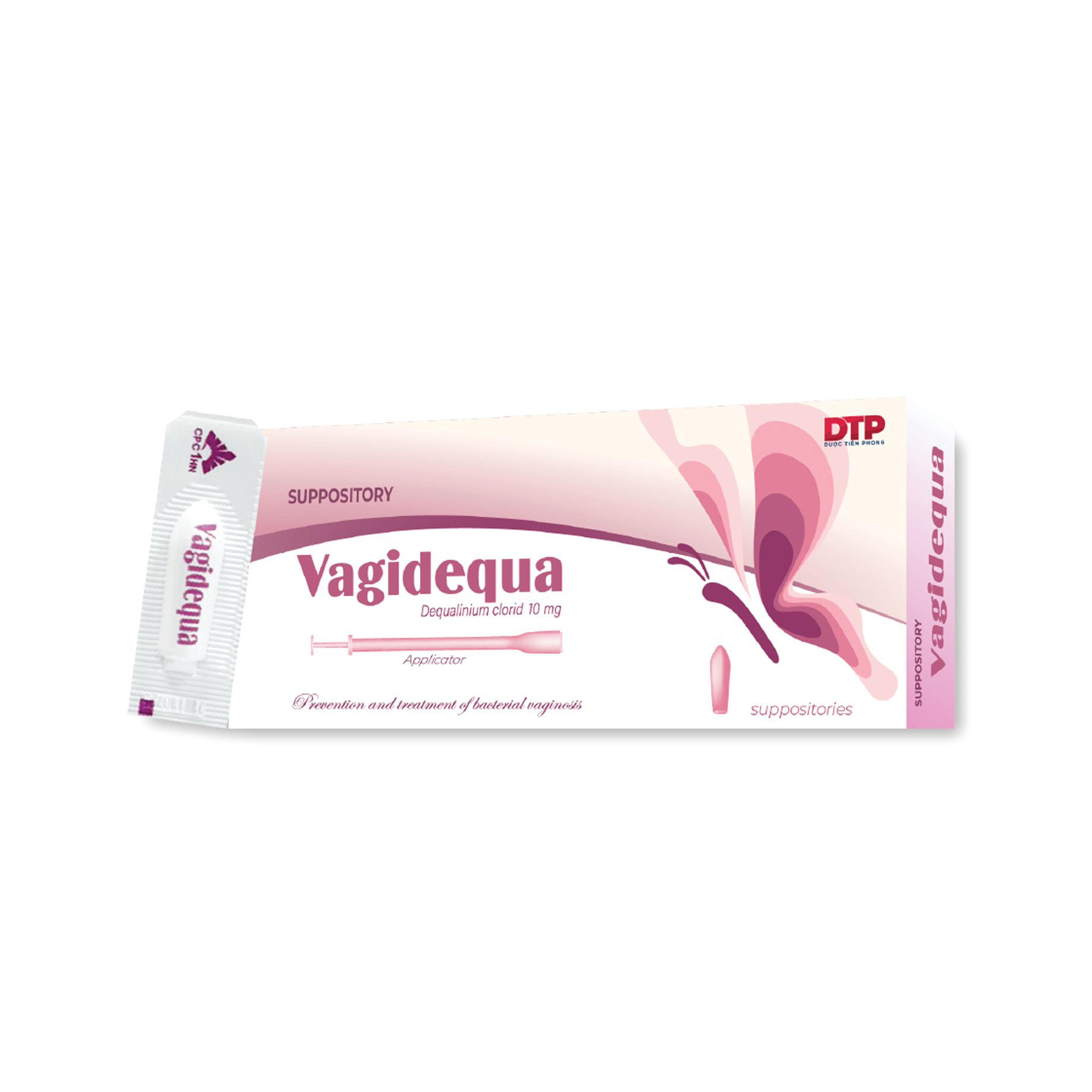 Viên Đặt Âm Đạo Vagidequa Điều Trị Viêm Nhiễm Do Nhiều Nguyên Nhân (Hộp 6 Viên)