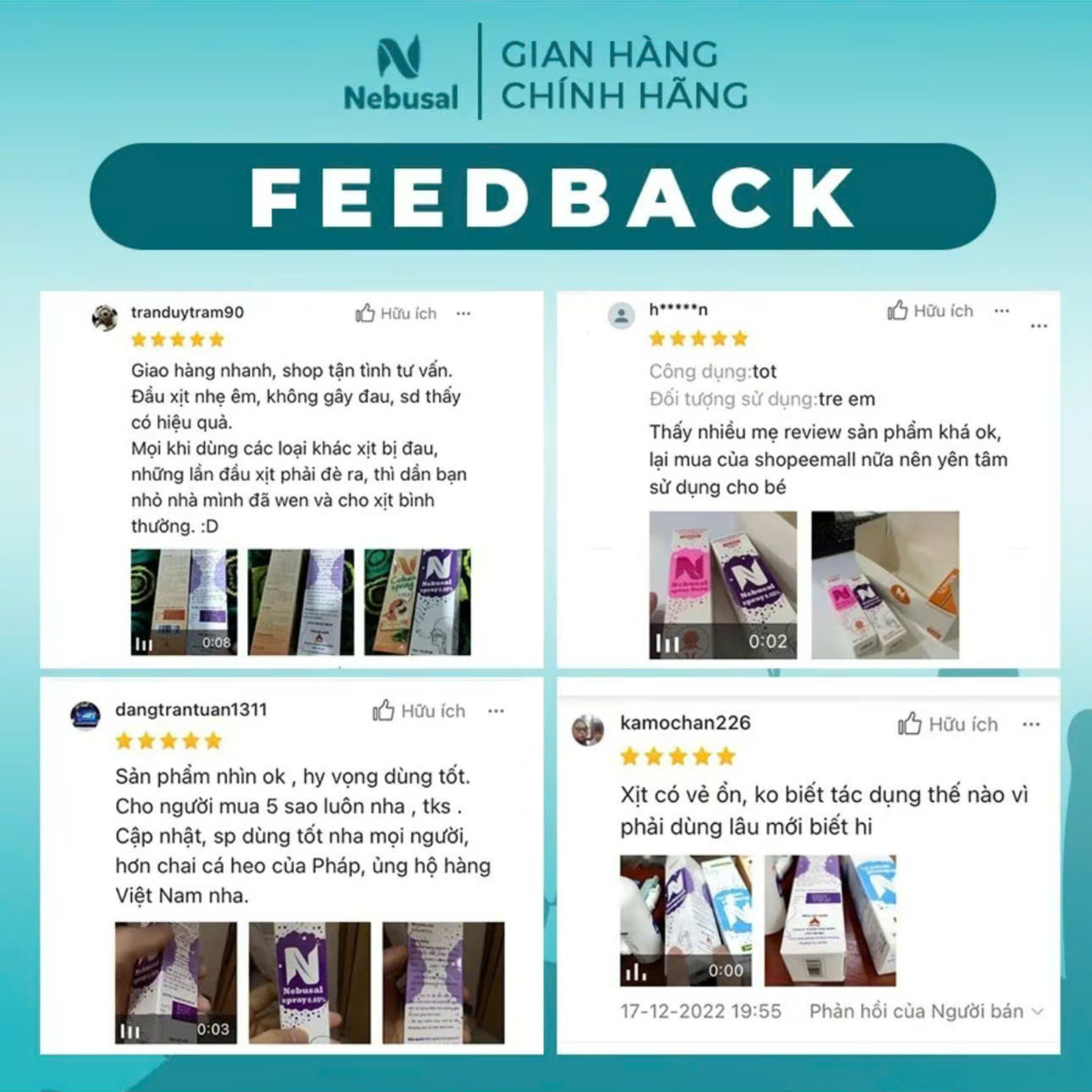 Xịt mũi Nebusal Spray 0.65% làm sạch và giảm nghẹt mũi dịu nhẹ