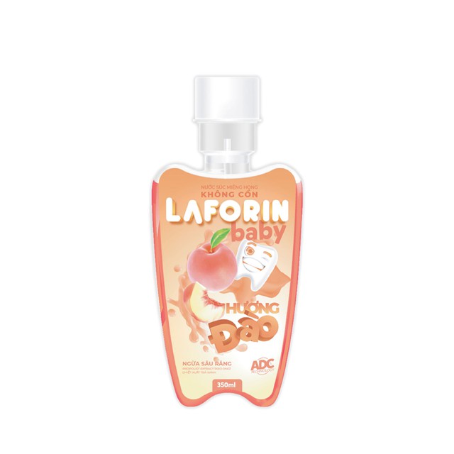 Nước súc miệng trẻ em Laforin ngừa sâu răng (chai 350ml)
