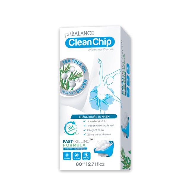 Nước Giặt Đồ Lót pH Balance Dịu Nhẹ, Kháng Khuẩn, An Toàn Da Nhạy Cảm