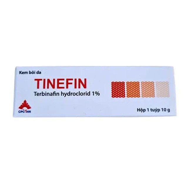 Kem bôi Tinefin điều trị dứt điểm nấm da hắc lào, lang ben (Hộp 1 tuýp x 10g)