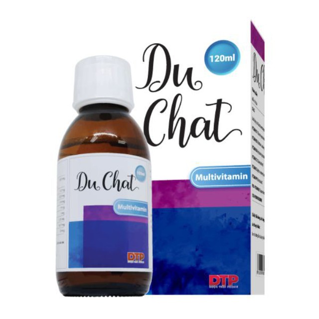 Thuốc DuChat bổ sung vitamin và acid amin thiếu yếu cho cơ thể (Hộp 1 chai 120ml)