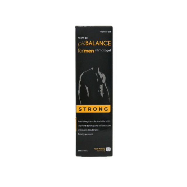 Bọt pH.Balance intimate gel for men vệ sinh vùng kín nam an toàn, sạch sẽ (Chai 135ml)