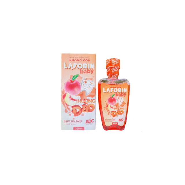 Nước súc miệng trẻ em Laforin - Ngừa sâu răng chai 350ml