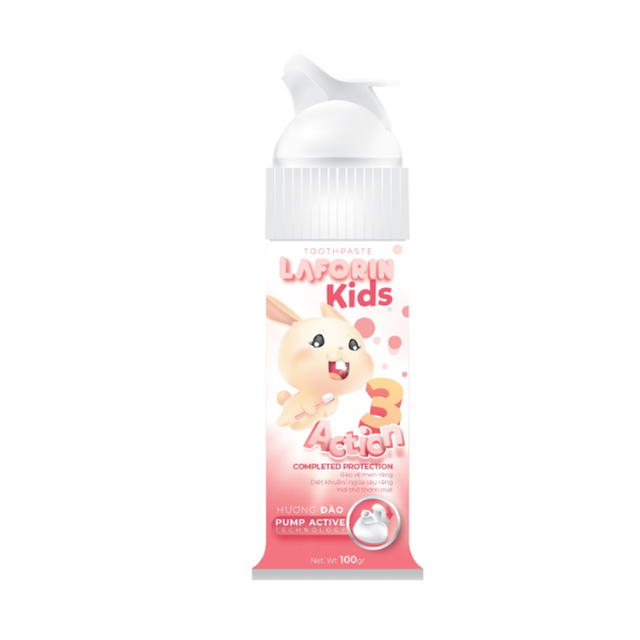 Kem đánh răng trẻ em Laforin kids toothpaste 75g