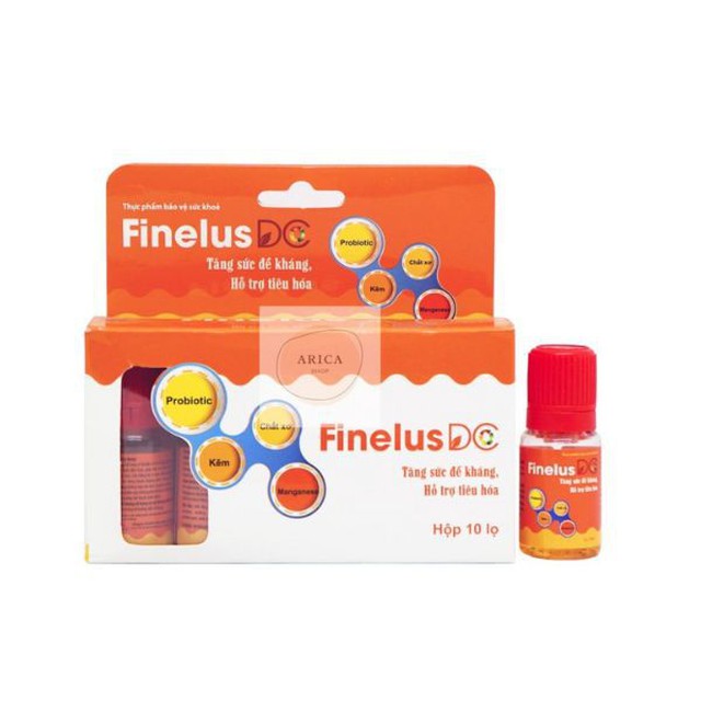 Finelus DC - Men vi sinh hỗ trợ tiêu hoá (Hộp 10 lọ x 10ml)