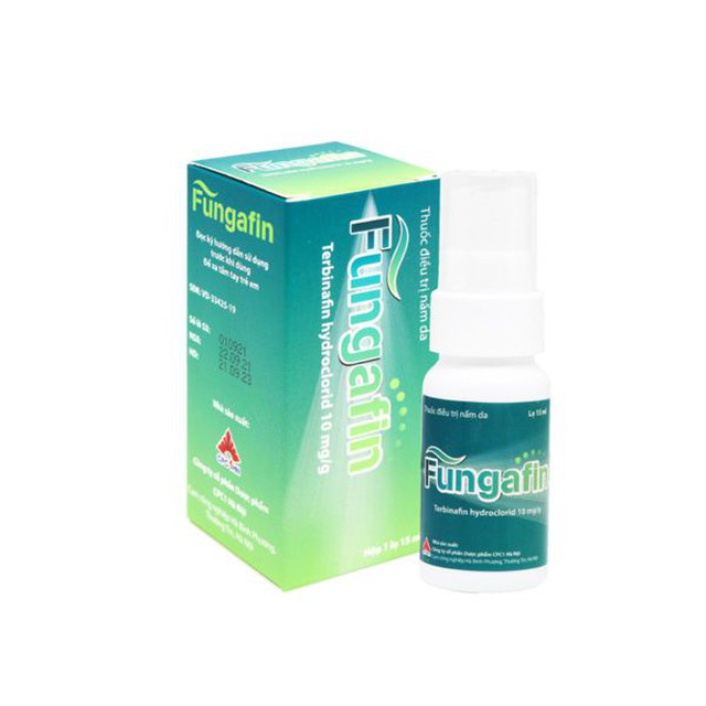 Thuốc xịt Fungafin trị nhiễm nấm hiệu quả (Hộp 1 lọ 15ml)